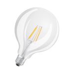 Osram Classic LED E27 Globe Filamento Chiara 4W 470lm - 827 Bianco Molto Caldo | Sostitutiva 40W - UKCA Versione