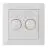 EcoDim Pulsante dimmer DUO GIRA/JUNG/Merten incl. Piastra Di Copertura