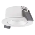 Ledvance Faretti LED Air Adjust Aluminium Bianca 4W 300lm 36D - 927 Bianco Molto Caldo | Ritaglio 68mm - IP23 - Miglior resa cromatica - Dimmerabile
